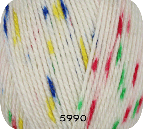 White-5990 ابيض/ازرق-اصفر-اخضر