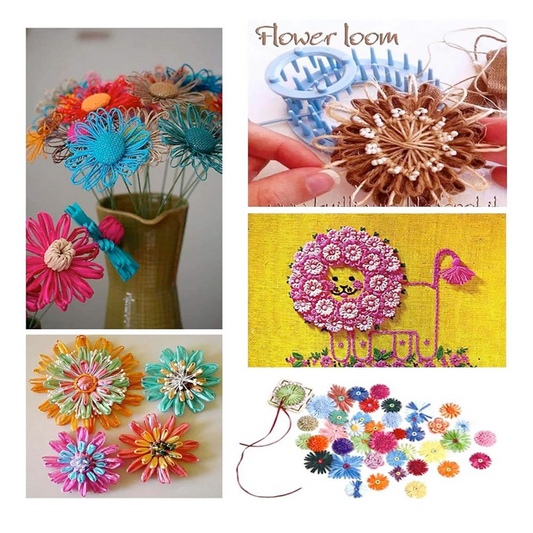 طقم نول صغير (لعمل الورد بعدة اشكال ) Flower Loom Kit
