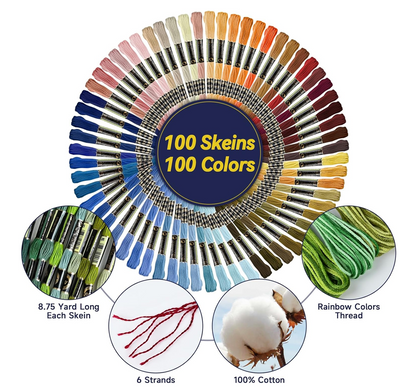 خيوط شلايل تطريز ايرو Airo Cross Stitch Threads