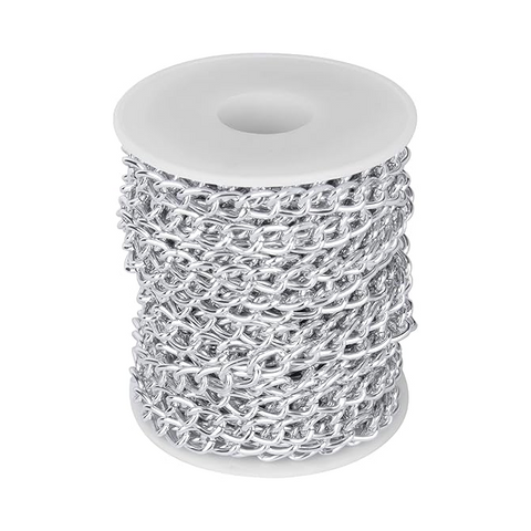 Silver - فضي / 10 MM ملم / 1 Metter  متر