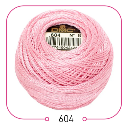 خيوط تطريز فرنسية أصلية ... (القسم الاول) DMC Cotton Pearl Thread