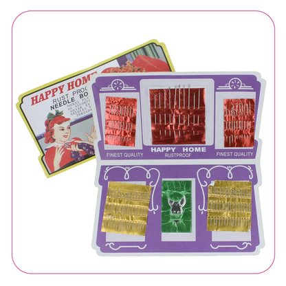 ابر خياطة هابي هوم 21 . 60 ابره  Needle books - happy home