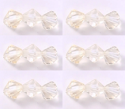 8mm - 12mm Pyramid Beads Acrylic Bicone Beads