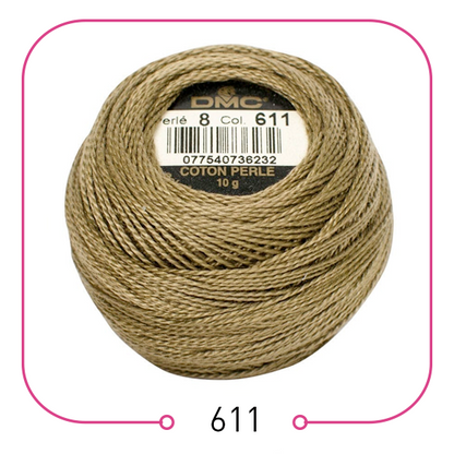 خيوط تطريز فرنسية أصلية ... (القسم الثاني) DMC Cotton Pearl Thread