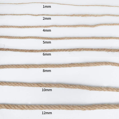 חבל קנבוס יוטה טבעי 