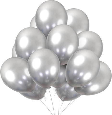 Sliver - فضي / 100 Balloons بلون