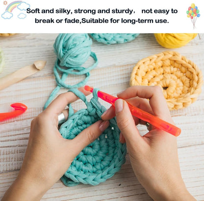 ( خيوط تريكو قماش ) خيوط كليم T-Shirt Yarn for Crocheting