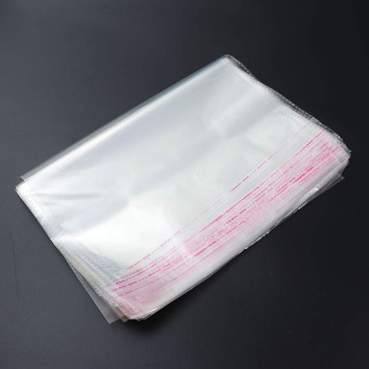 أكياس شفافه سيلوفان ذاتية اللصق - احجام كبيرة Self Adhesive Transparent Bags
