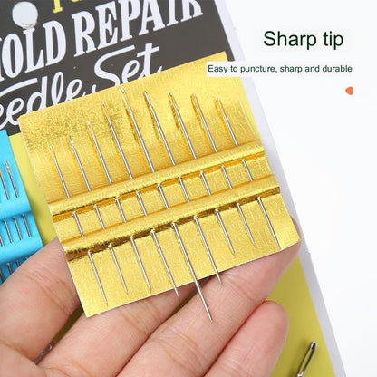 طقم ابر مشكلة مع لضامة Multi Functional Hand Sewing Needle Set