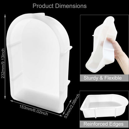 Large Arch Silicone Mold, Deep Epoxy Resin Molds