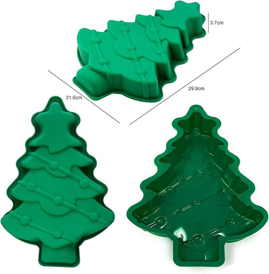 قالب سيليكون كريسمس شجرة Christmas Tree Silicone Mold