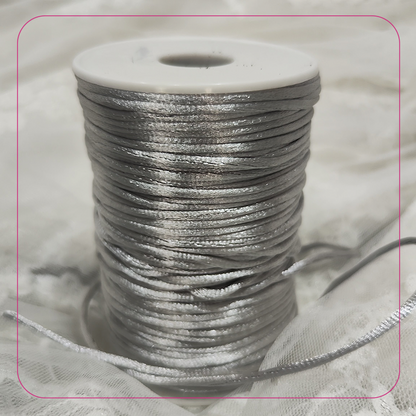 قيطان ستان 100 متر Satin Nylon Trim Silk Cord