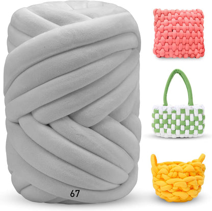 صوف كورشي خميل جدا Thick Chunky Yarn for Arm Knitting 500G