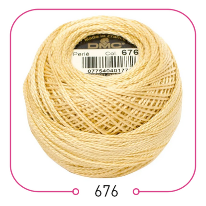 خيوط تطريز فرنسية أصلية ... (القسم الاول) DMC Cotton Pearl Thread