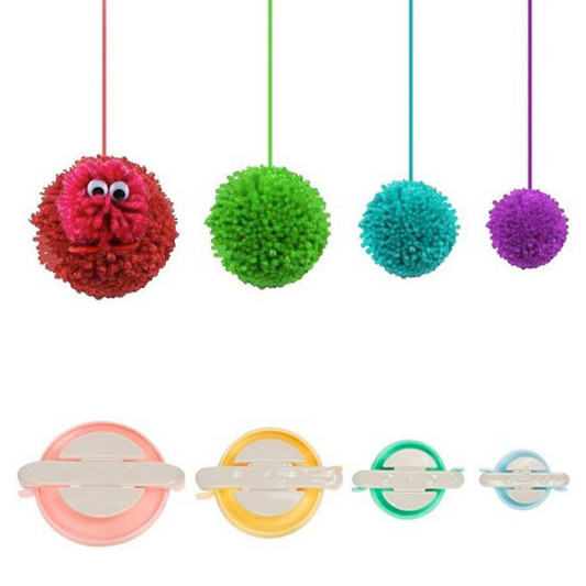 طقم ماكنة طابات صوف Pom Pom Maker Kit for DIY