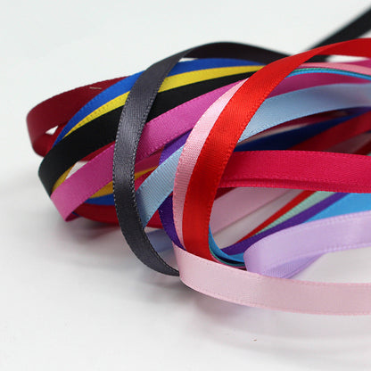رول شبر ستان عرض 15 ملم طول الرول (50 و100 متر)   Satin Ribbon Double Face 15 mm