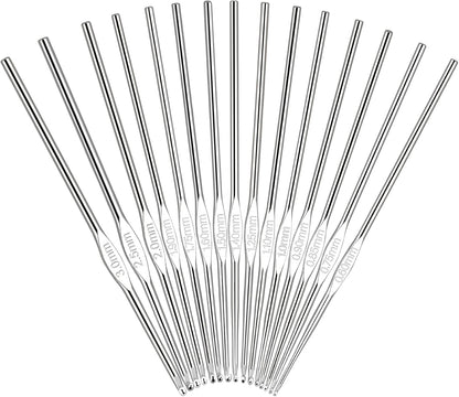 سنارة كروشيه من الألومنيوم Aluminum Crochet Hooks