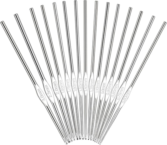 سنارة كروشيه من الألومنيوم Aluminum Crochet Hooks