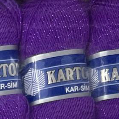 صوف مقصب Glitter knitting Yarn 100G