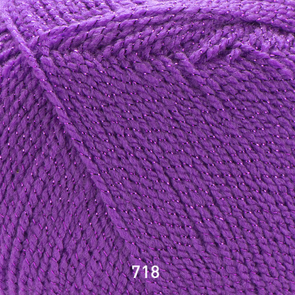 صوف مقصب Glitter knitting Yarn 100G