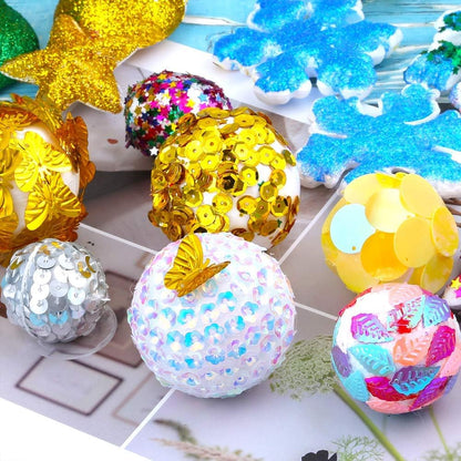 طابات كلكل - فلين White Foam Balls Polystyrene Craft Balls Art Decoration
