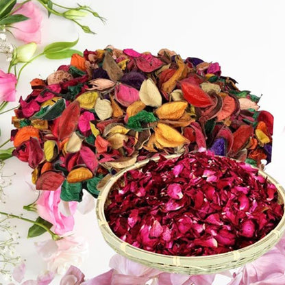 ورد مجفف مع رائحة الورد Scented Dried Flowers