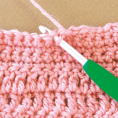 سناره كروشيه يد سيليكون  Silica Gel Handle Aluminum Crochet Hooks