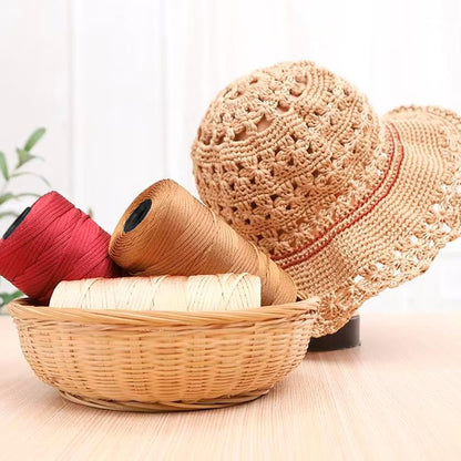 خيوط مكرميه بوليستر ٣ملم و ٤ ملم -  Polyester Macrame -  3mm /4mm 100G