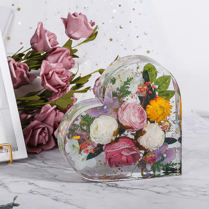 قالب ريزين سيليكون شكل قلب Heart Resin Mould for Flowers