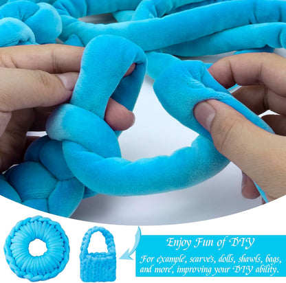 صوف كورشي خميل جدا Thick Chunky Yarn for Arm Knitting 500G
