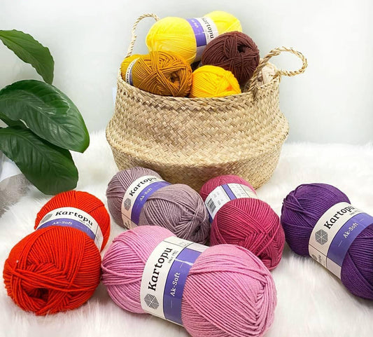 صوف اكسوفت - KARTOPU-AK SOFT 100G
