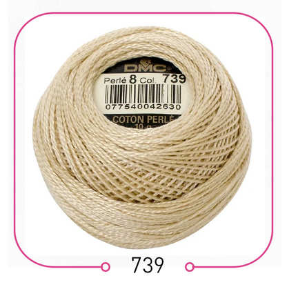 خيوط تطريز فرنسية أصلية ... (القسم الثاني) DMC Cotton Pearl Thread