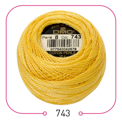 خيوط تطريز فرنسية أصلية ... (القسم الاول) DMC Cotton Pearl Thread