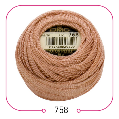 خيوط تطريز فرنسية أصلية ... (القسم الثاني) DMC Cotton Pearl Thread