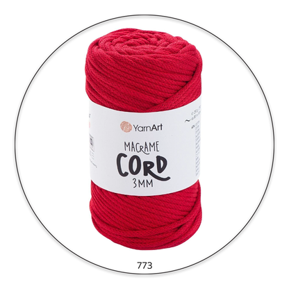 YarnArt Macrame Cord  خيط مكرمية قيطان كورد