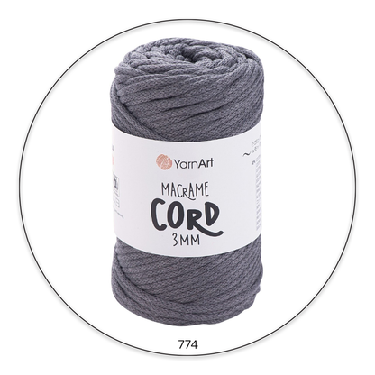 YarnArt Macrame Cord  خيط مكرمية قيطان كورد