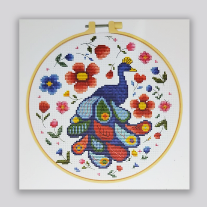 قطع تطريز مع طارة Embroidery Kit with Hoop Rings
