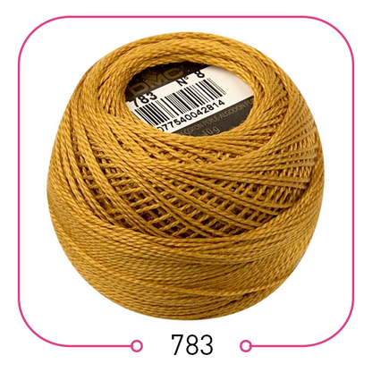 خيوط تطريز فرنسية أصلية ... (القسم الاول) DMC Cotton Pearl Thread