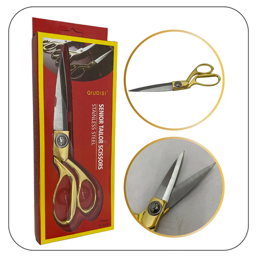 مقص ذهبي وسط 9.5 انش Senior Tailor Scissors