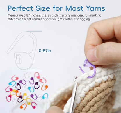 دبوس علامات للصوف Safety Pins Quick Locking Stitch Markers