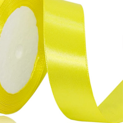 رول شبر ستان عرض 25 ملم طول الرول ( 50 متر)   Satin Ribbon Double Face 25 MM - 50 meters