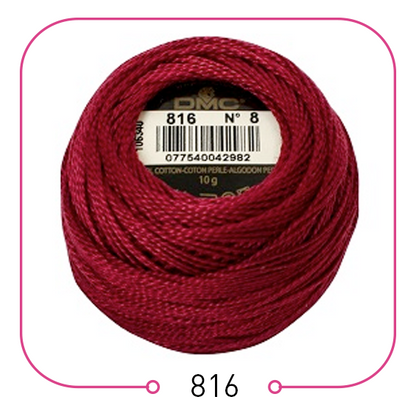 خيوط تطريز فرنسية أصلية ... (القسم الاول) DMC Cotton Pearl Thread