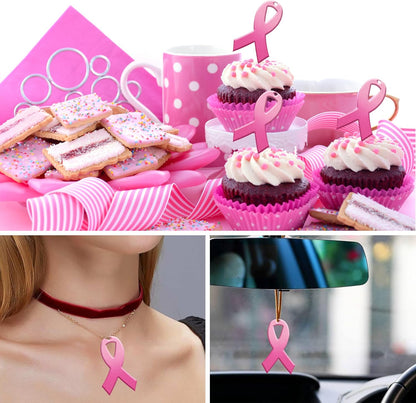 قالب سيليكون اكتوبر الوردي Cancer Pink Ribbon Tie Rope