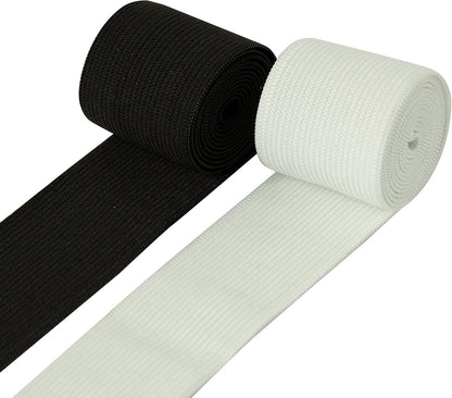 مغيط ( مطاط ) جيد  Elastic tape in black and white