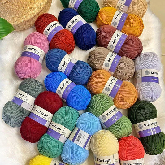 صوف اكسوفت - KARTOPU-AK SOFT 100G