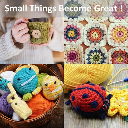 صوف اطفال مشكل 125 غرام \ 12 طبة  Kids DIY Knitting Crochet Yarns