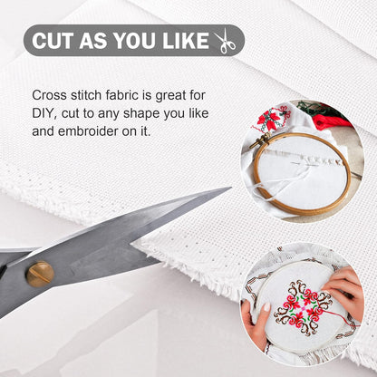 ايتامين ساده للتطريز Cross Stitch Fabric