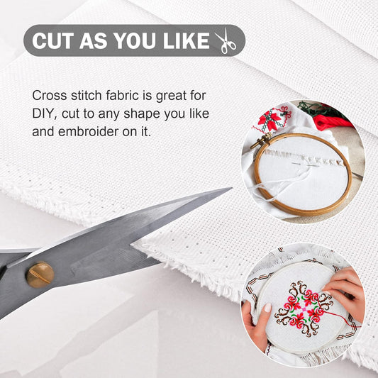 ايتامين ساده للتطريز Cross Stitch Fabric