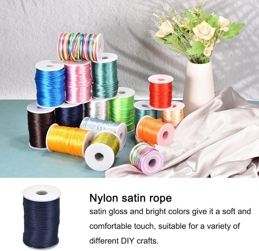 قيطان ستان 100 متر Satin Nylon Trim Silk Cord