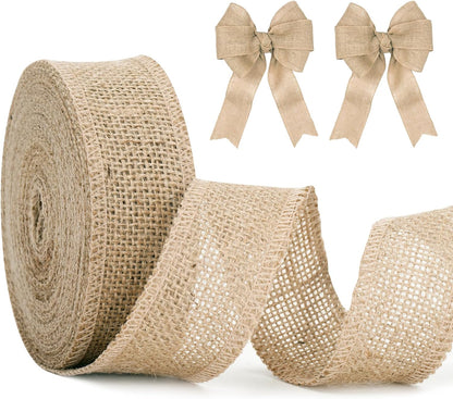 شبر خيش سادة ومع دانتيل Jute Burlap Ribbon